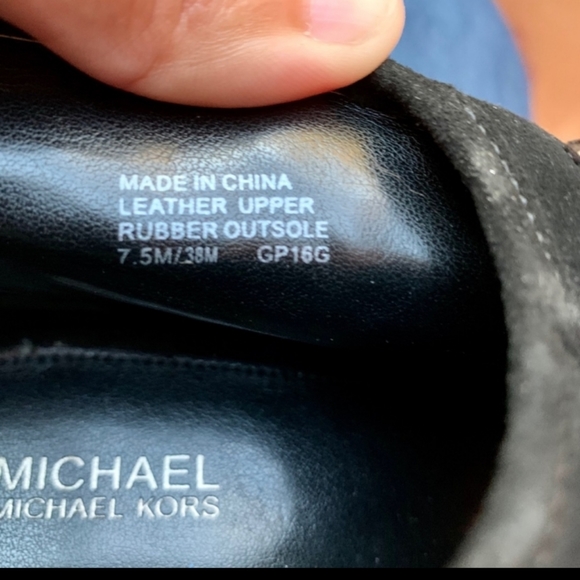 Mk Michael Kors black studded peep toe 👠 - Picture 5 of 6